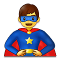 Émoji 🦸‍♂️ Super-héros Homme sur Samsung One UI 4.0 January 2022.