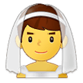 👰‍♂️ Emoji Mann mit Schleier Samsung One UI 4.0 January 2022.