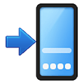 📲 Emoji Mobiltelefon mit Pfeil Samsung One UI 4.0 January 2022.