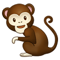 Emoji 🐒 Scimmia su Samsung One UI 4.0 January 2022.