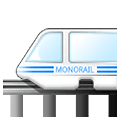 Émoji 🚝 Monorail sur Samsung One UI 4.0 January 2022.