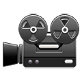 Emoji 🎥 Cinepresa su Samsung One UI 4.0 January 2022.
