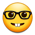 🤓 Emoji Cara De Empollón en Samsung One UI 4.0 January 2022.