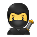 Émoji 🥷 Ninja sur Samsung One UI 4.0 January 2022.