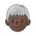 🧓🏿 Emoji Persona Adulta Madura: Tono De Piel Oscuro en Samsung One UI 4.0 January 2022.