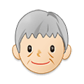🧓🏻 Emoji älterer Erwachsener: helle Hautfarbe Samsung One UI 4.0 January 2022.
