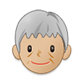 🧓🏼 Emoji älterer Erwachsener: mittelhelle Hautfarbe Samsung One UI 4.0 January 2022.