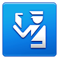 Emoji 🛂 Simbolo Del Controllo Passaporti su Samsung One UI 4.0 January 2022.