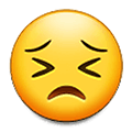 😣 Emoji Rosto Perseverante na Samsung One UI 4.0 January 2022.