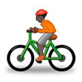 🚴🏿 Emoji Ciclista: Pele Escura na Samsung One UI 4.0 January 2022.