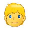 👱 Emoji Pessoa: Cabelo Louro na Samsung One UI 4.0 January 2022.