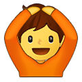 🙆 Emoji Pessoa Fazendo Gesto De «OK» na Samsung One UI 4.0 January 2022.