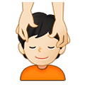 Emoji 💆🏻 Persona Che Riceve Un Massaggio: Carnagione Chiara su Samsung One UI 4.0 January 2022.