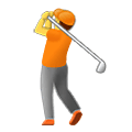 Emoji 🏌️ Persona Che Gioca A Golf su Samsung One UI 4.0 January 2022.