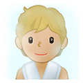 🧖🏼 Emoji Person in Dampfsauna: mittelhelle Hautfarbe Samsung One UI 4.0 January 2022.