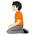 🧎🏻 Emoji Persona De Rodillas: Tono De Piel Claro en Samsung One UI 4.0 January 2022.