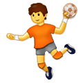 🤾 Emoji Handballspieler(in) Samsung One UI 4.0 January 2022.