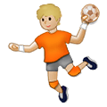 🤾🏼 Emoji Handballspieler(in): mittelhelle Hautfarbe Samsung One UI 4.0 January 2022.