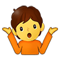 Emoji 🤷 Persona Che Scrolla Le Spalle su Samsung One UI 4.0 January 2022.