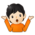🤷🏻 Emoji Persona Encogida De Hombros: Tono De Piel Claro en Samsung One UI 4.0 January 2022.