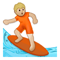 🏄🏼 Emoji Surfista: Pele Morena Clara na Samsung One UI 4.0 January 2022.