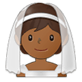 👰🏾 Emoji Novia Con Velo: Tono De Piel Oscuro Medio en Samsung One UI 4.0 January 2022.