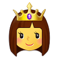 Émoji 👸 Princesse sur Samsung One UI 4.0 January 2022.