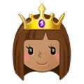 Emoji 👸🏽 Principessa: Carnagione Olivastra su Samsung One UI 4.0 January 2022.