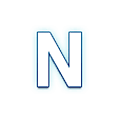 Emoji 🇳 Lettera simbolo indicatore regionale N su Samsung One UI 4.0 January 2022.