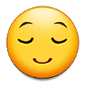 😌 Emoji Rosto Aliviado na Samsung One UI 4.0 January 2022.