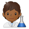 🧑🏾‍🔬 Emoji Científico: Tono De Piel Oscuro Medio en Samsung One UI 4.0 January 2022.