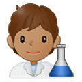 🧑🏽‍🔬 Emoji Científico: Tono De Piel Medio en Samsung One UI 4.0 January 2022.