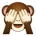 🙈 Emoji sich die Augen zuhaltendes Affengesicht Samsung One UI 4.0 January 2022.