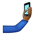 Emoji 🤳🏾 Selfie: Carnagione Abbastanza Scura su Samsung One UI 4.0 January 2022.