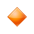 Emoji 🔸 Rombo Arancione Piccolo su Samsung One UI 4.0 January 2022.