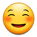 Emoji ☺️ Faccina Sorridente su Samsung One UI 4.0 January 2022.