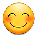 😊 Emoji Cara Feliz Con Ojos Sonrientes en Samsung One UI 4.0 January 2022.