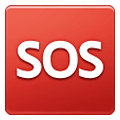 Émoji 🆘 Bouton SOS sur Samsung One UI 4.0 January 2022.