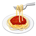 Emoji 🍝 Spaghetti su Samsung One UI 4.0 January 2022.