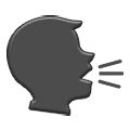 Emoji 🗣️ Persona Che Parla su Samsung One UI 4.0 January 2022.