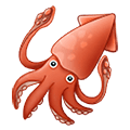 Emoji 🦑 Calamaro su Samsung One UI 4.0 January 2022.