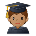 Emoji 🧑🏽‍🎓 Studente: Carnagione Olivastra su Samsung One UI 4.0 January 2022.