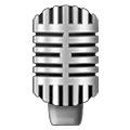 Emoji 🎙️ Microfono Radiofonico su Samsung One UI 4.0 January 2022.