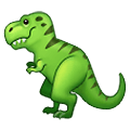 🦖 Emoji Tiranossauro Rex na Samsung One UI 4.0 January 2022.