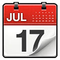 📆 Emoji Calendario Recortable en Samsung One UI 4.0 January 2022.