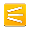 Emoji ⚟ Tre linee convergenti a sinistra su Samsung One UI 4.0 January 2022.