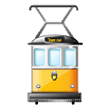 Émoji 🚊 Tramway sur Samsung One UI 4.0 January 2022.