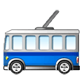Émoji 🚎 Trolleybus sur Samsung One UI 4.0 January 2022.