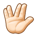 Emoji 🖖🏻 Saluto Vulcaniano: Carnagione Chiara su Samsung One UI 4.0 January 2022.