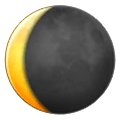 Emoji 🌘 Luna Calante su Samsung One UI 4.0 January 2022.